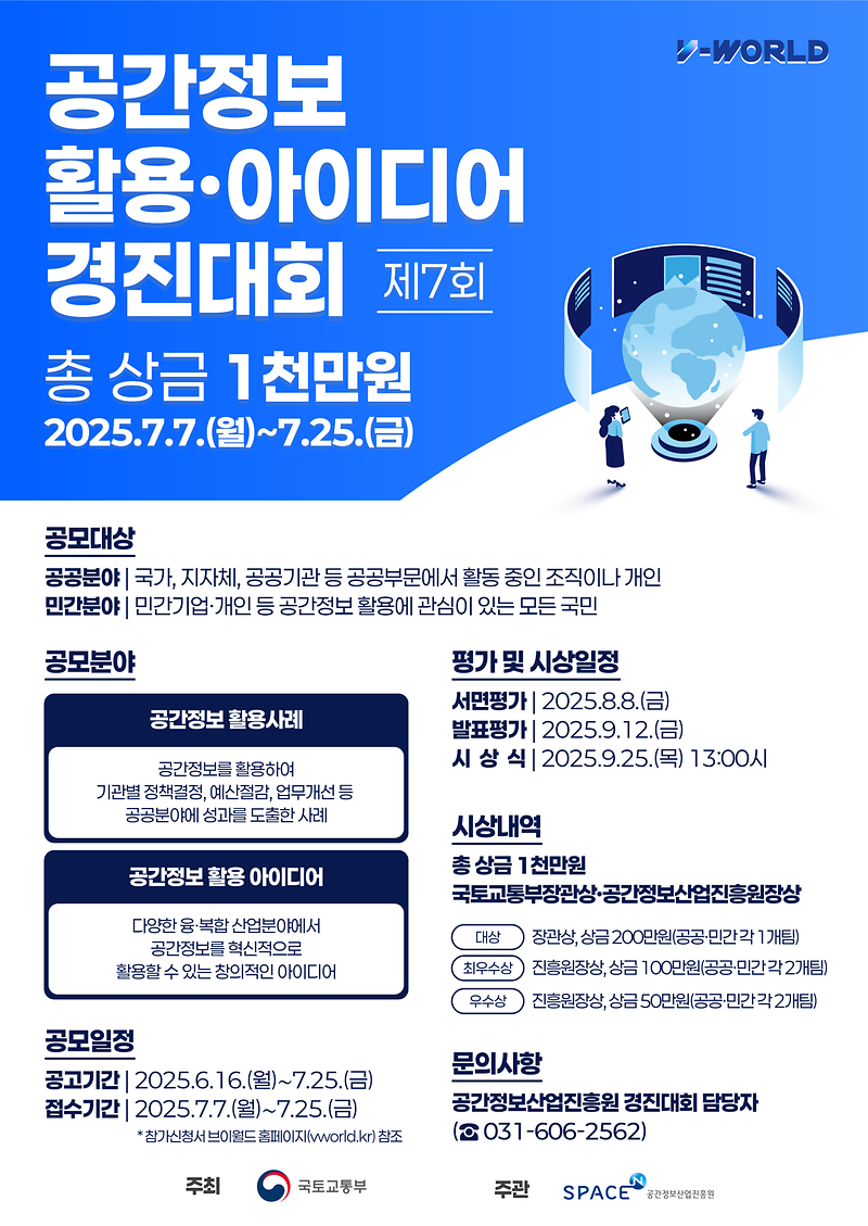 제7회 공간정보 활용·아이디어 경진대회 사진